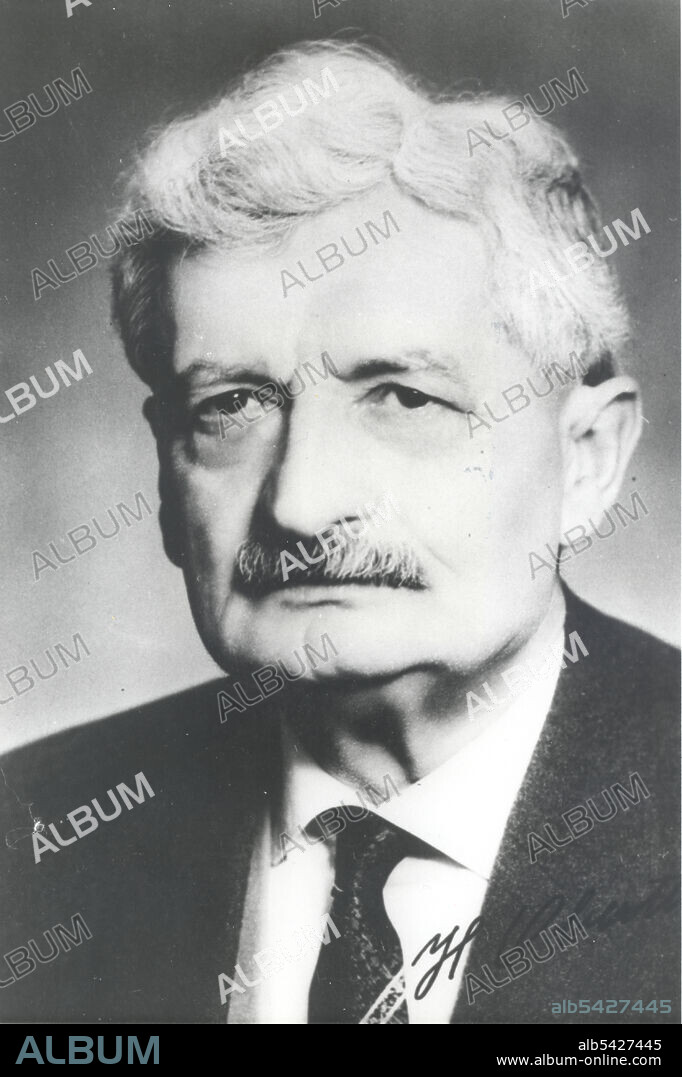 RICHARD KRAUSS. Hermann Oberth, German physicist and engineer, c1960. Hermann Oberth (1894-1989) is considered to be one of the top three pioneers in modern rocketry and is credited with suggesting that space stations would be essential if humans wished to travel to other planets. Oberth was the only one out of the three (Konstantin Tsiolkovsky and Robert Goddard are the other two) to see human spaceflight come to fruition. He was inspired by the tales of Jules Verne in 'From the Earth to the Moon' and 'Travel to the Moon'. He is also the author of 'Die Rakete zu den Planetenraumen', published in 1923. The book inspired many to pursue spaceflight, despite its challenges. Oberth was a guest at the Apollo 11 launch in July 1969 as well as at the launch of the STS-51J, Atlantis mission.