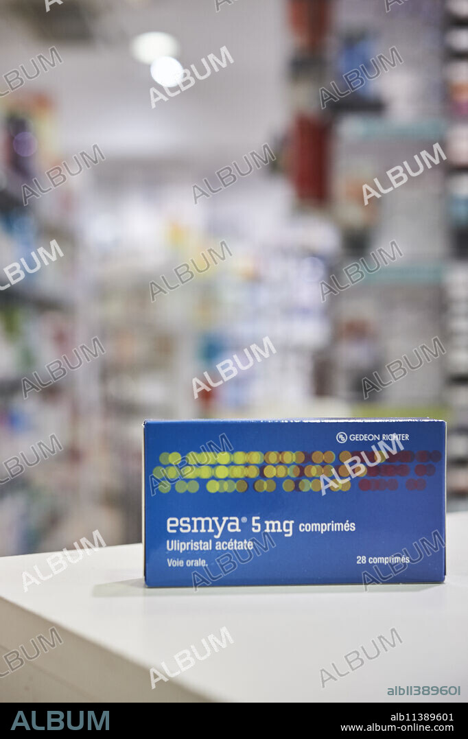 ESMYA 5 mg (Ulipristal acetate), drug indicated in the treatment of uterine fibroids.