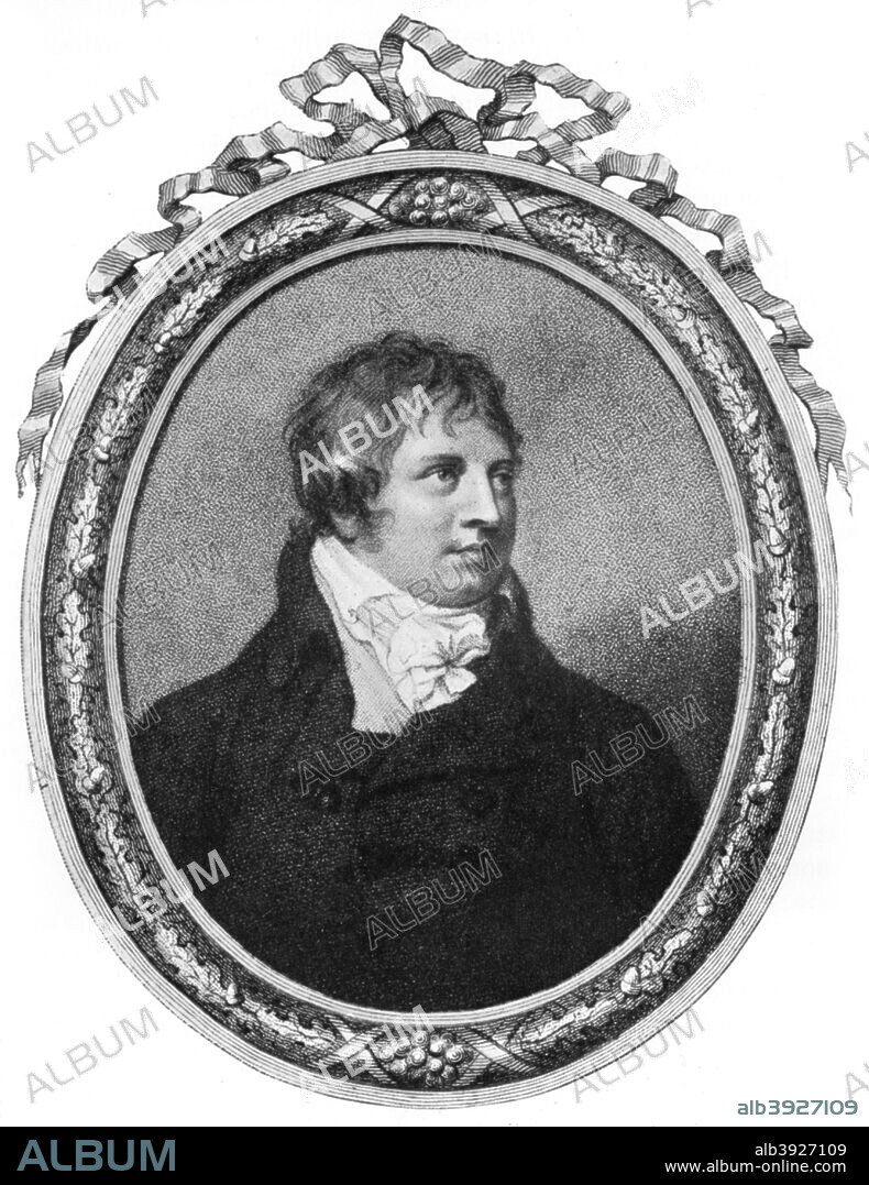 Jan Ladislav Dussek, Czech composer and pianist, late 18th century (1912). A print of Dussek (1760-1812) from The Connoisseur, (London, 1912).