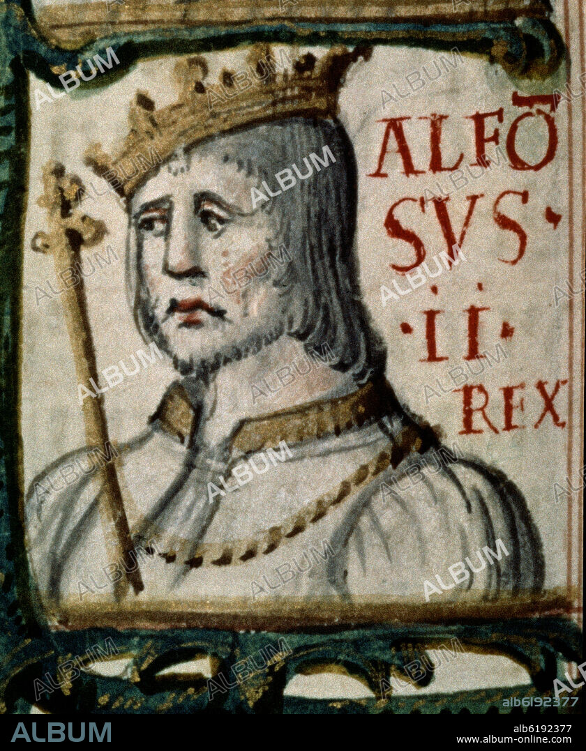 ALONSO DE CARTAGENA. GENEALOGIA DE LOS REYES DE ESPAÑA - ALFONSO II DE PORTUGAL (1211-1223) - 1463.