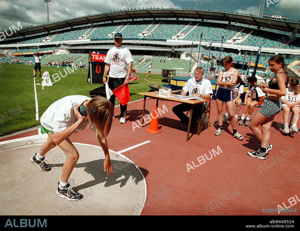 Göteborg 990618 - Världsungdomsspelen i Friidrott på Ullevi. foto: Marie Ullnert. © Kamerareportage *** Local Caption *** . Marie Ullnert.