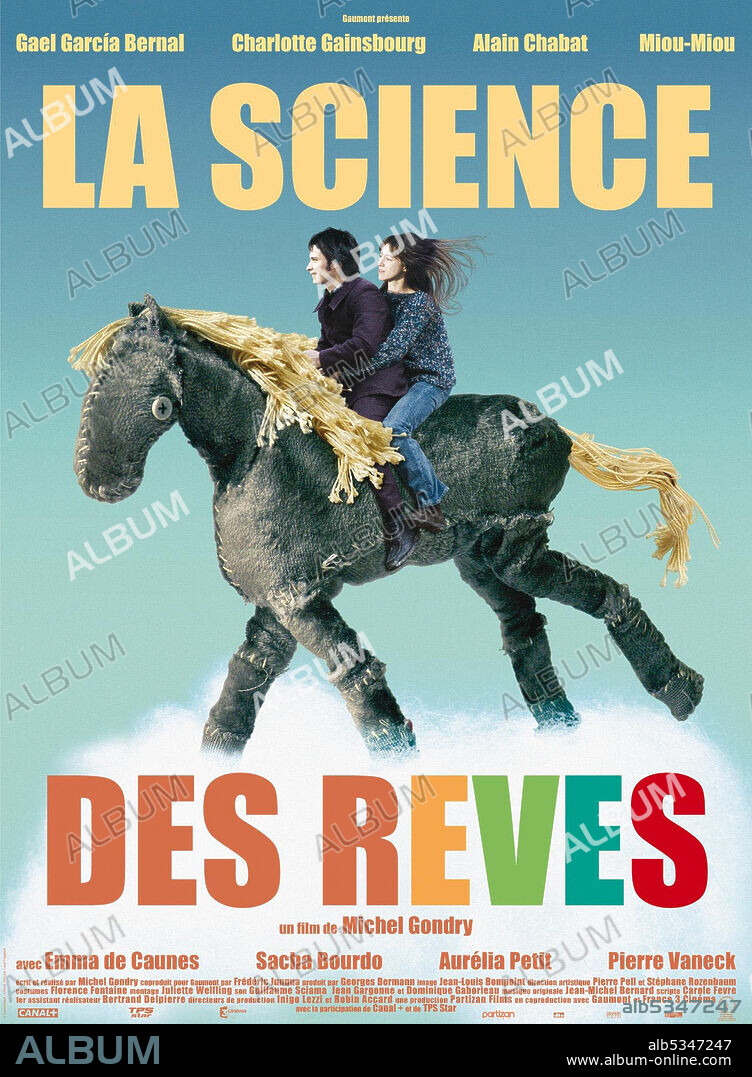 Poster of THE SCIENCE OF SLEEP, 2006 (LA SCIENCE DES RÊVES), directed by MICHEL GONDRY. Copyright PATIZAN/SOCIETE DES ETABLISSEMENTS L. GAUMONT/FRANCE 3 CINEM.