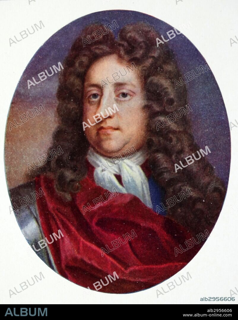 George, Prince of Denmark (1653-1708) Prince George of Denmark and Norway, Duke of Cumberland, was the husband of Queen Anne, who reigned over Great Britain from 1702. By Christian Richter (1678-1732) miniature painter.