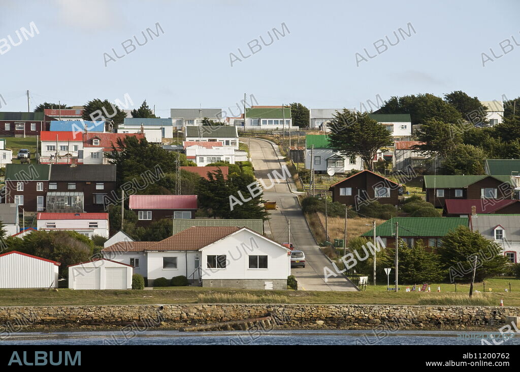 New housing, Port Stanley, Falkland Islands, South America.