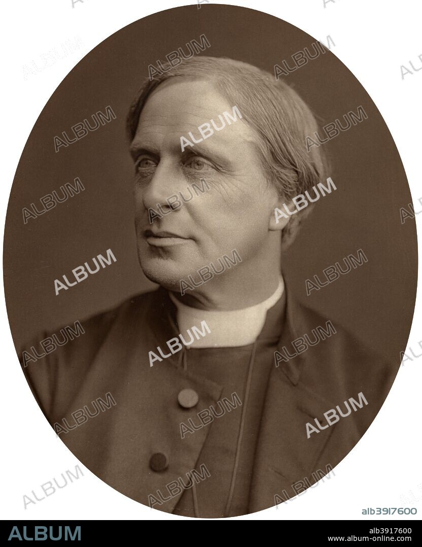 Edward White Benson, Lord Bishop of Truro, 1880. Benson was headmaster of Welligton School from 1858 until 1872, when he was appointed a Canon Residentiary and Chancellor of Lincoln Cathedral. In 1876 he was appointed to the new Bishopric of Truro, and then in 1883 became Archbishop of Canterbury. From Men of Mark: a gallery of contemporary portraits of men distinguished in the Senate, the Church, in science, literature and art, the army, navy, law, medicine, etc. Photographed from life by Lock and Whitfield, with brief biographical notices by Thompson Cooper. (Conducted by G. C. Whitfield.) (London, 1876-1883).