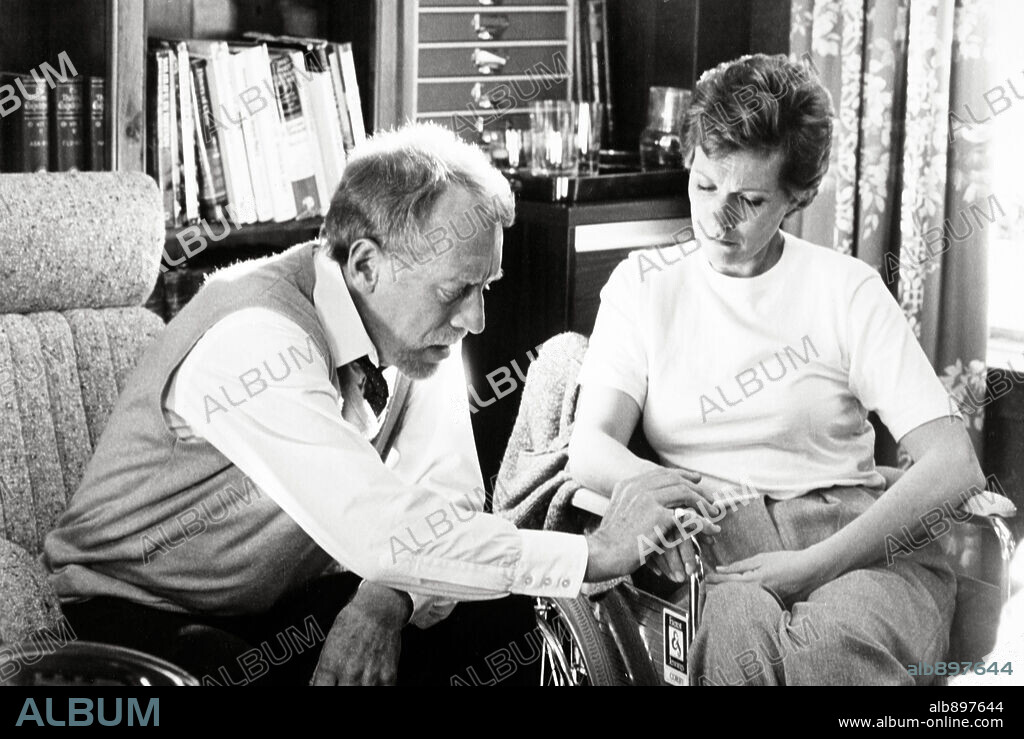 JULIE ANDREWS and MAX VON SYDOW in DUET FOR ONE, 1986, directed by ANDREI KONCHALOVSKY. Copyright CANNON FILMS.
