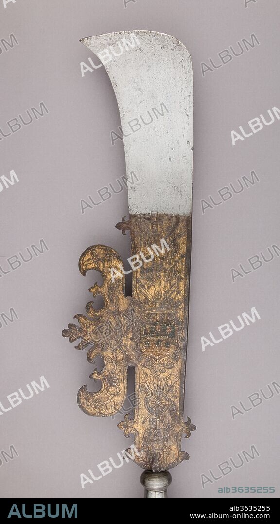 Fauchard. Culture: Italian, Venice. Dimensions: L. 9 ft. 6 1/4 in. (290.2 cm); L. of head 38 in. (96.5 cm); W. 10 in. (25.4 cm); Wt. 13 lbs. 7.5 oz. (6109.3 g). Date: early 17th century.