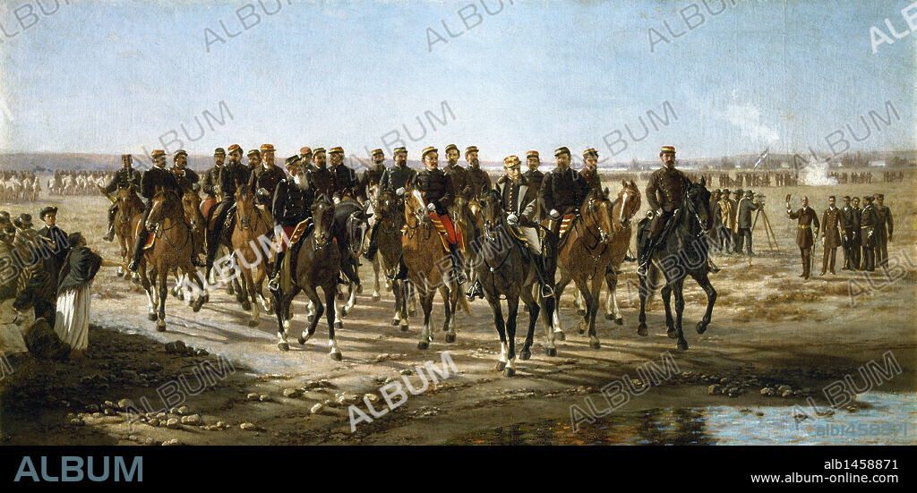 Juan Manuel Blanes (1830-1901). Uruguayan painter. Conquest of the desert by General Julio Argentino Roca and his army, or occupation of Black River, 1879. Juan Manuel Blanes Municipal Museum of Fine Arts. Montevideo. Uruguay.