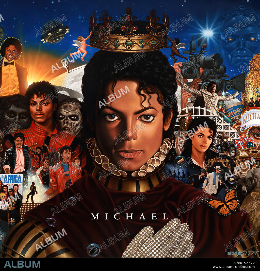 Portada del disco "Michael" de Michael Jackson publicado en el 2010.