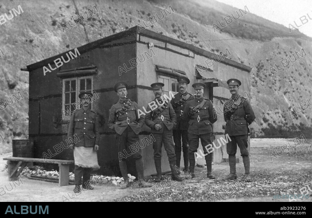 Main guard, Royal naval depot, Fleet House and Archcliffe Fort, Dover, c1916.