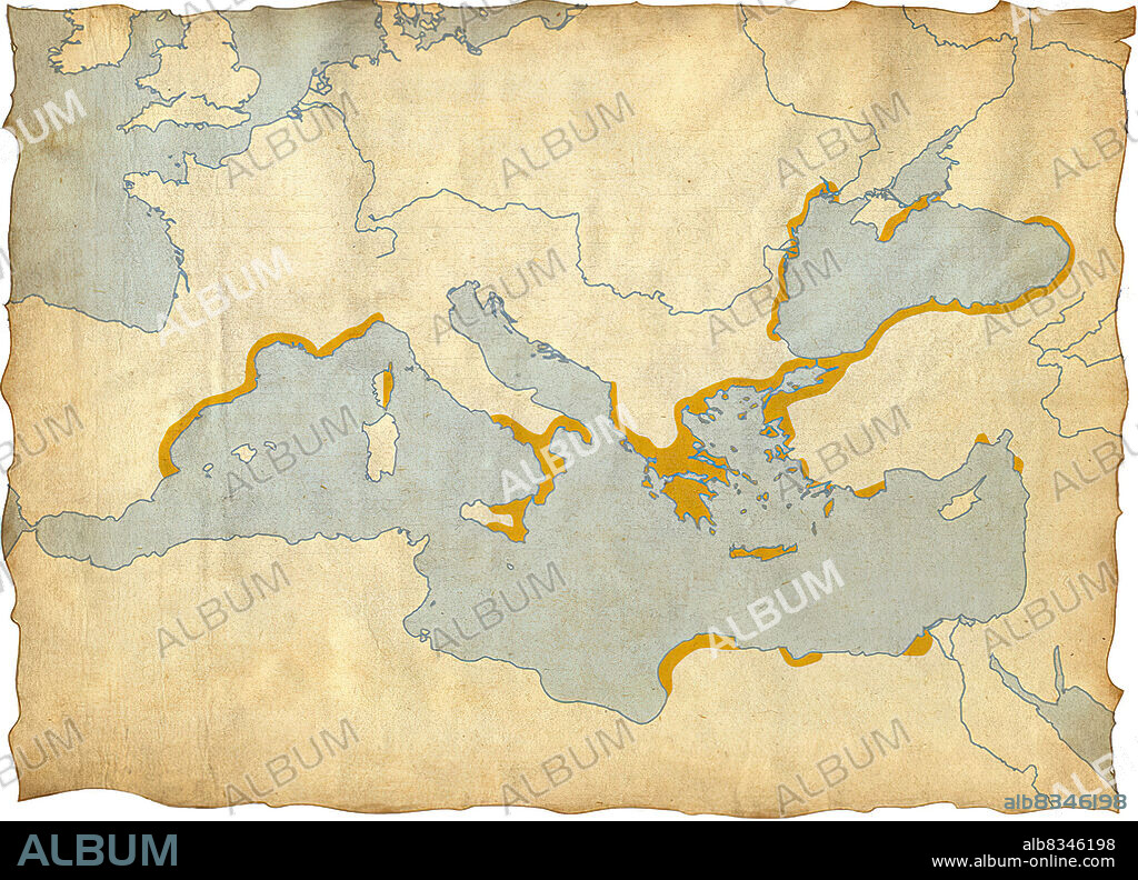 Ancient Greece was at its peak between 510 BC and 350 BC, during the period known as classic. At the time, it consisted of several independent cities. The ancient Greeks colonized many of the lands bordering on the Mediterranean Sea. Their cities flourished from Turkey all the way to Spain, including Italy and France.
