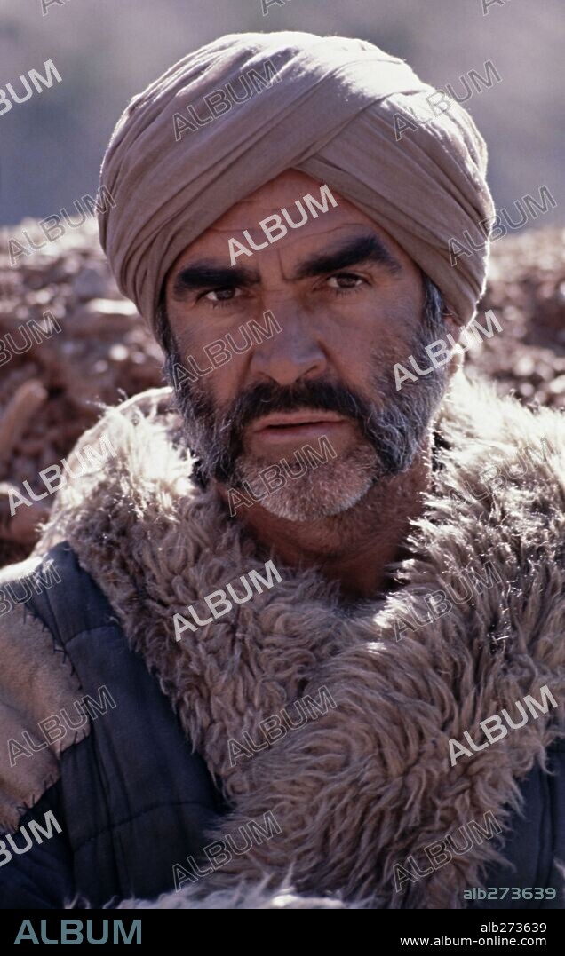 SEAN CONNERY en EL VIENTO Y EL LEÓN, 1975 (THE WIND AND THE LION), dirigida por JOHN MILIUS. Copyright COLUMBIA PICTURES.