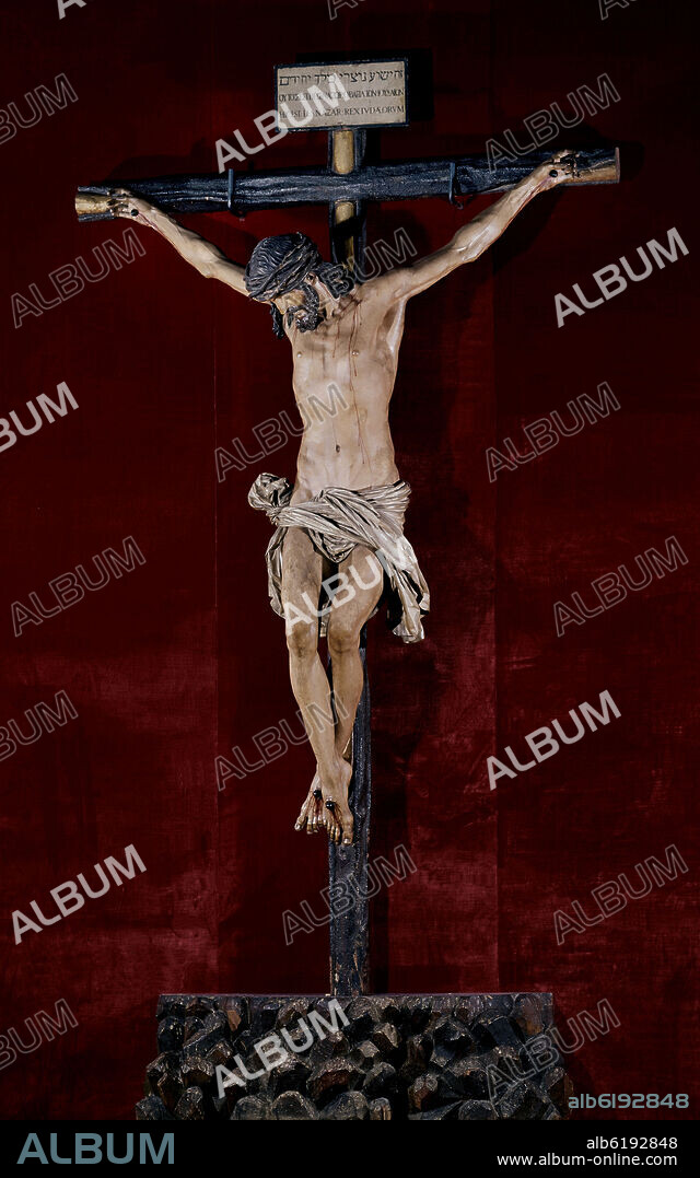 JUAN MARTÍNEZ MONTAÑÉS. CRISTO DE LA CLEMENCIA - 1603 - BARROCO ESPAÑOL - MADERA POLICROMADA.