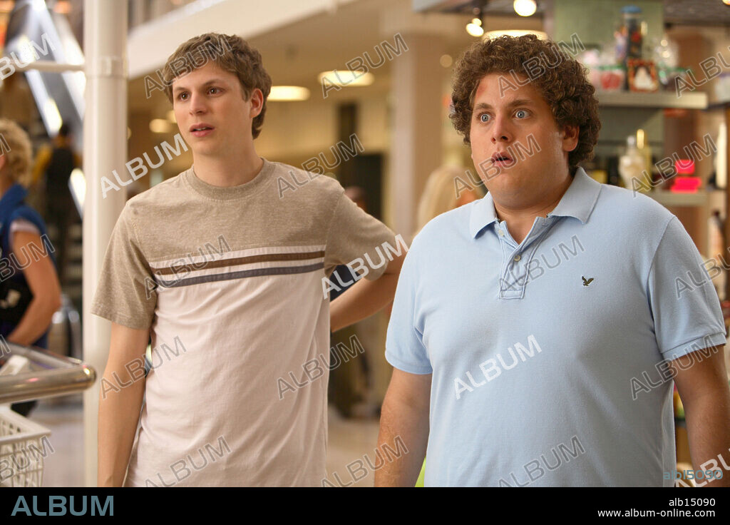 JONAH HILL und MICHAEL CERA in SUPERBAD, 2007, unter der Regie von GREG MOTTOLA. Copyright COLUMBIA BROADCASTING SYSTEM/APATOW PRODUCTIONS.