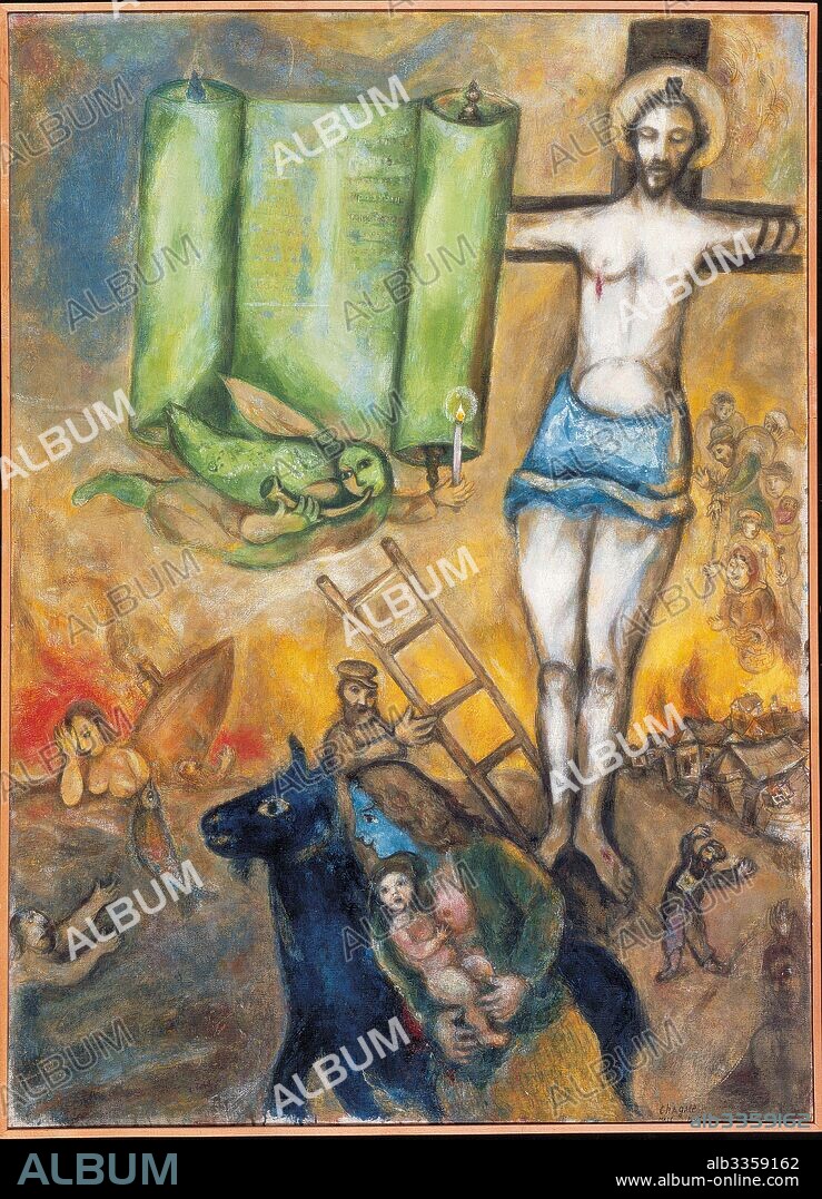 MARC CHAGALL. Yellow Crucifixion.