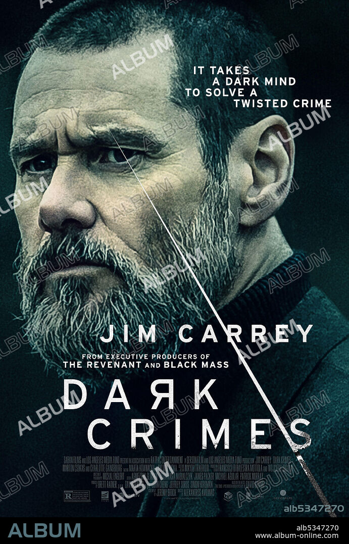 JIM CARREY en CRIMENES OSCUROS, 2016 (DARK CRIMES), dirigida por ALEXANDROS AVRANAS. Copyright InterTitle Films / Opus Films.
