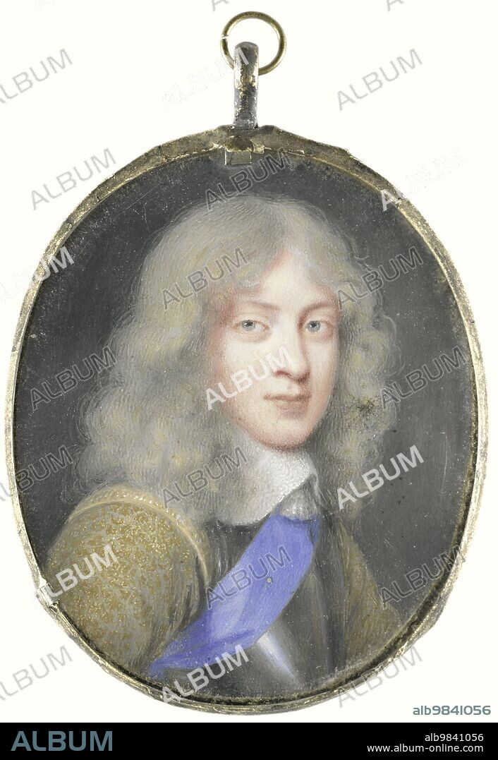LOUIS DU GUERNIER. James II (1633-1701), later king of England, at a young age, 1645-1655. Miniature.