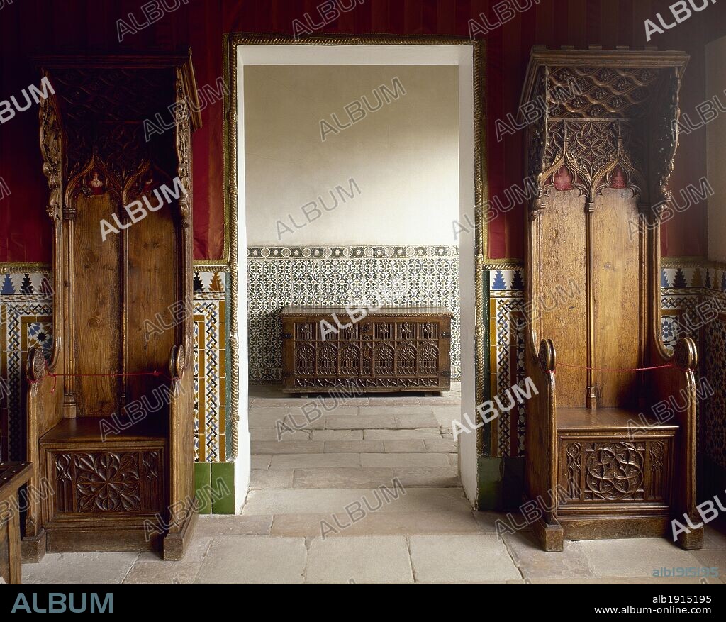 Spain. The Alcazar of Segovia (castle). Cord Room. Segovia. Castile-Leon.