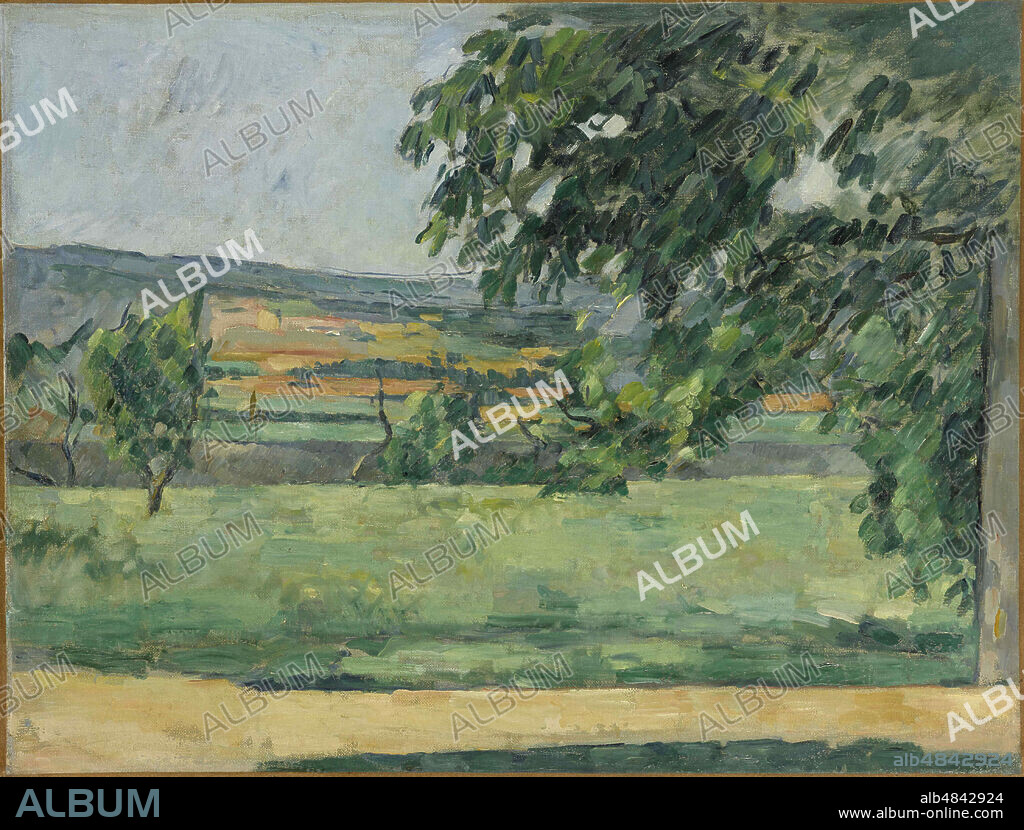 PAUL CÉZANNE. Vue du Jas de Bouffan.