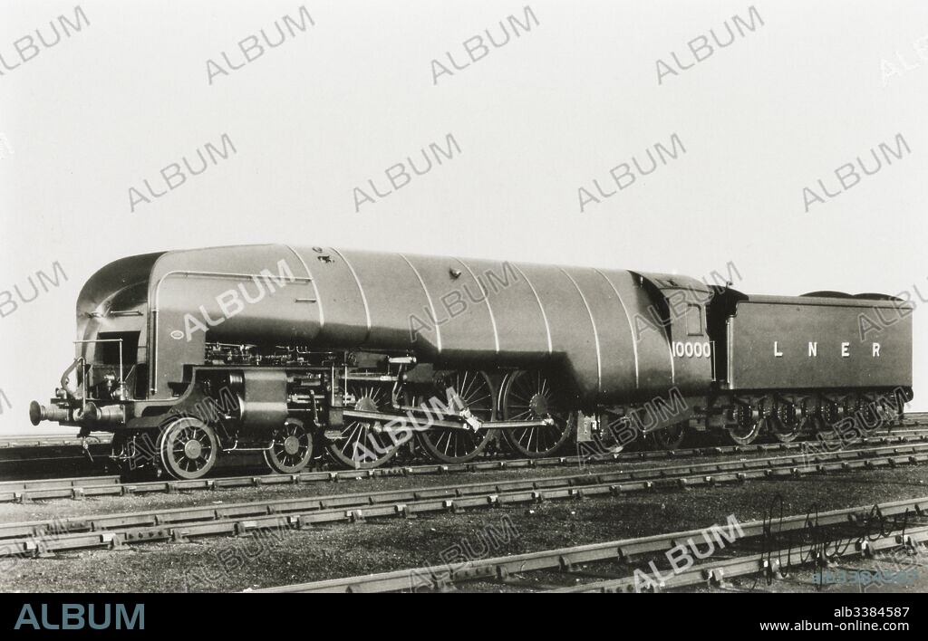 London and North Eastern Railway (LNER) W1 10000 locomotive. The experimental Gresley W1 No. 10000 "Hush-Hush" was the only 4-6-4 tender locomotive to run in Britain.