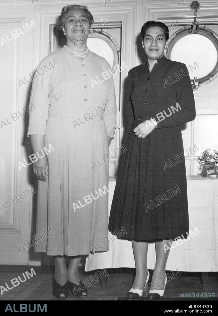 Queen Salote Tonga Foreign Royalty. August 28, 1953. (Photo by Daily News).