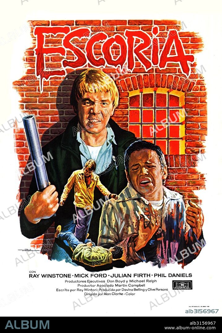 Poster of SCUM, 1979, directed by ALAN CLARKE. Copyright G.T.O. FILMS.