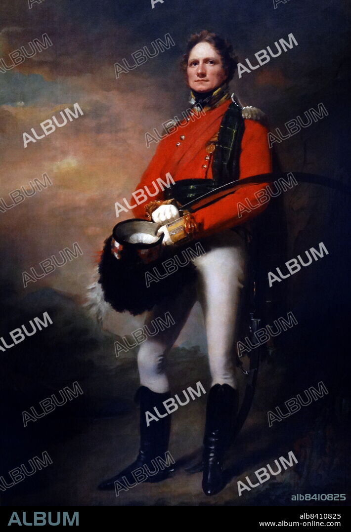 Portrait of Major James Lee Harvey by Sir Henry Raeburn RA RSA FRSE (4 March 1756 - 8 July 1823) was a Scottish portrait painter. He served as Portrait Painter to King George IV in Scotland.