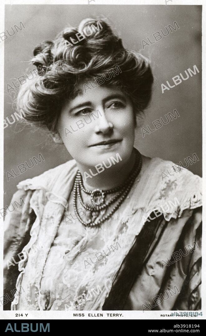Ellen Terry, British actress, c1900s(?). Dame Ellen Terry (1847-1928) was the leading Shakespearean actress of her time.