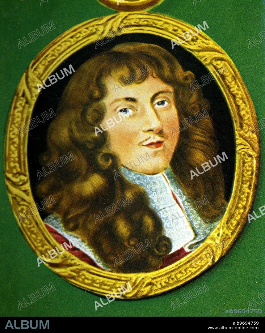 Louis Joseph Herzog von Vendome (1654-1712) - Duke of Vendome and a French General - after a miniature by Jean Petitot. ©TopFoto.