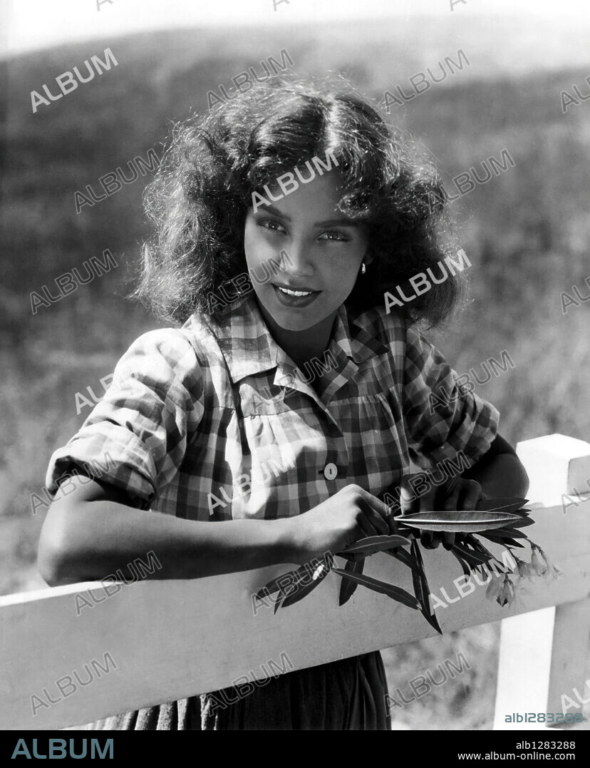 Con Jennifer Jones. JENNIFER JONES in DUEL IN THE SUN, 1946, unter der Regie von KING VIDOR. Copyright SELZNICK/RKO.