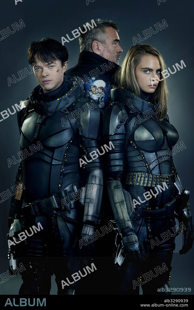 CARA DELEVINGNE, DANE DEHAAN y LUC BESSON en VALERIAN Y LA CIUDAD DE LOS MIL PLANETAS, 2017 (VALERIAN AND THE CITY OF A THOUSAND PLANETS), dirigida por LUC BESSON. Copyright EUROPACORP/FUNDAMENTAL FILMS/GRIVE PROD/GULF FILMS.