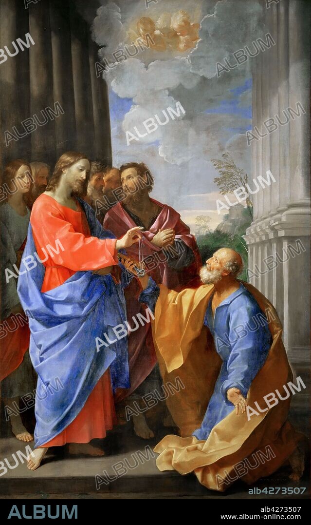 GUIDO RENI. Christ Giving the Keys to Saint Peter.