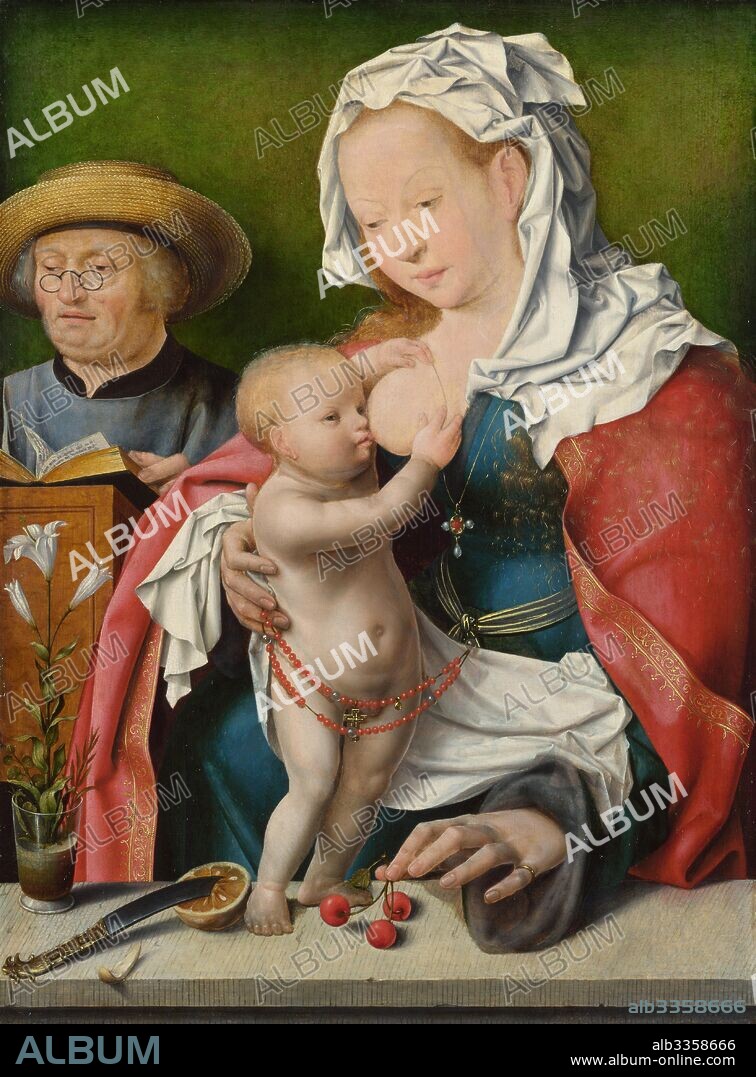 JOOS VAN CLEVE. The Holy Family.