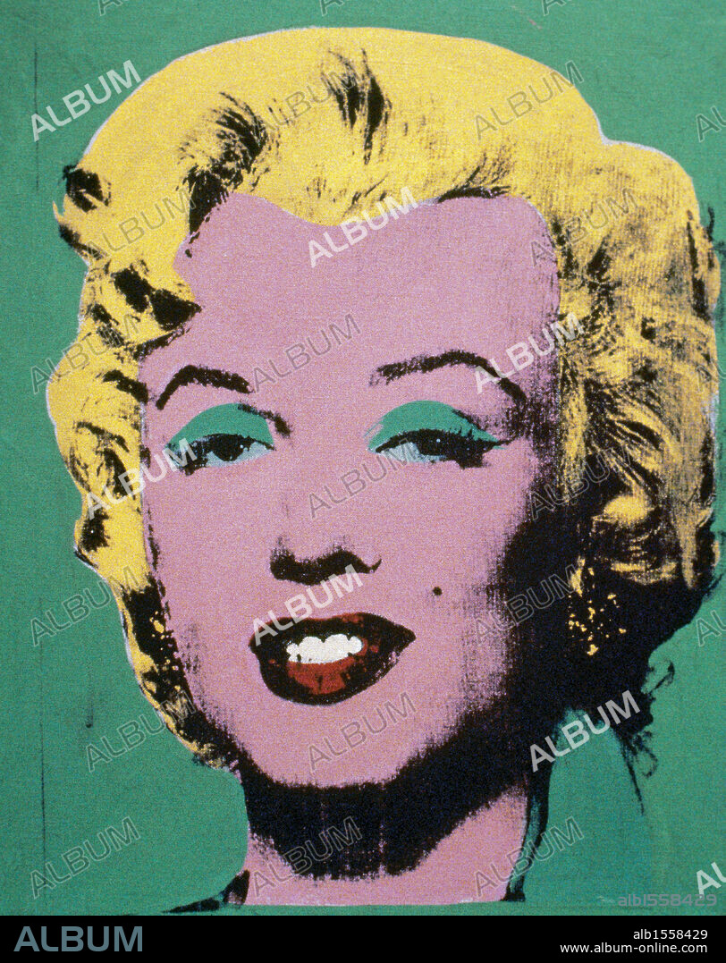 Andy Warhol (1928-1987). American artist. Leading figure of the "pop art" movement. Green Marilyn, 1962. Acrylic and silkscreen ink on linen (50,8 x 40,6 cm). National Gallery of Art. Washington D.C., United States of America.