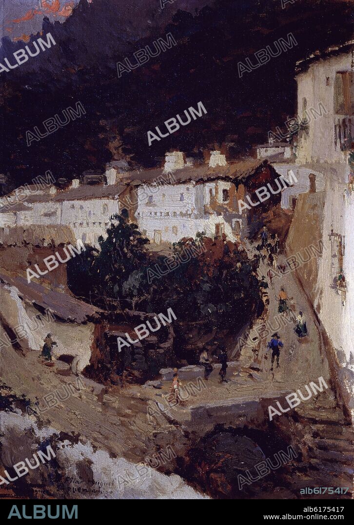 RAFAEL MARTINEZ DIAZ (1915-1991). PAISAJE RURAL - SIGLO XX.