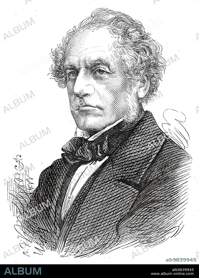 The late Viscount Galway, M.P., 1876. Engraving from a photograph by Messrs. Barraud and Jerrard, of Irish peer George Edward Arundell Monckton Arundell, '...son of the fifth Viscount Galway and Baron Killard....The late Viscount Galway was born in 1805; he was educated at Harrow, and at Christ Church, Oxford, where he took his degree. He married, in 1838, his cousin Miss Henrietta Milnes, daughter of Robert Pemberton Milnes, Esq., of Fryston Hall, Yorkshire, and sister of Richard Monckton Milnes, now Lord Houghton. He was elected M.P. for East Retford in 1847, and always kept that seat. In politics he was a Conservative, and was a Lord-in-Waiting to the Queen under Lord Derby's Government of 1852. He has left a son about thirty years of age to inherit the title'. From "Illustrated London News", 1876.
