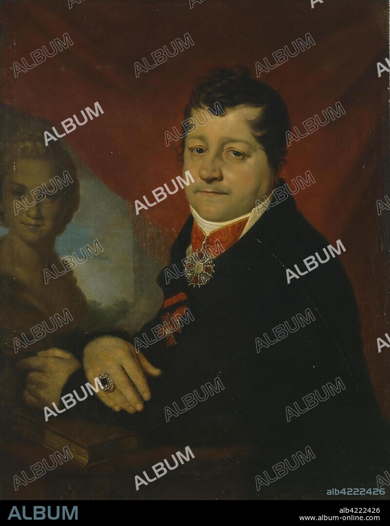 VLADIMIR BOROVIKOVSKY (? ). 'Portrait of Sergei Yakovlev'. Russia, After 1805. Dimensions: 82x63 cm.