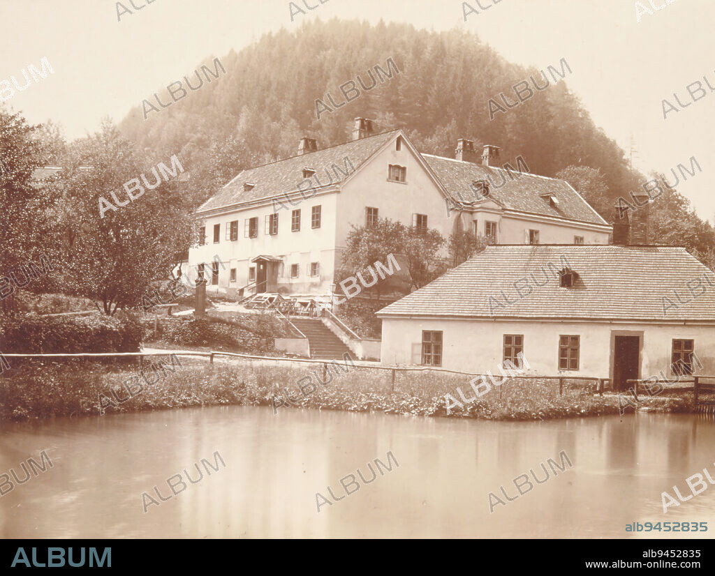 Kirchberg an der Pielach, Austria, 1882, Josef Maria Eder, Austrian, 1855 - 1944, 3 15/16 x 5 1/4 in. (10 x 13.34 cm) (image)5 5/8 x 7 3/8 in. (14.29 x 18.73 cm) (mount), Albumen print, Austria, 19th century.