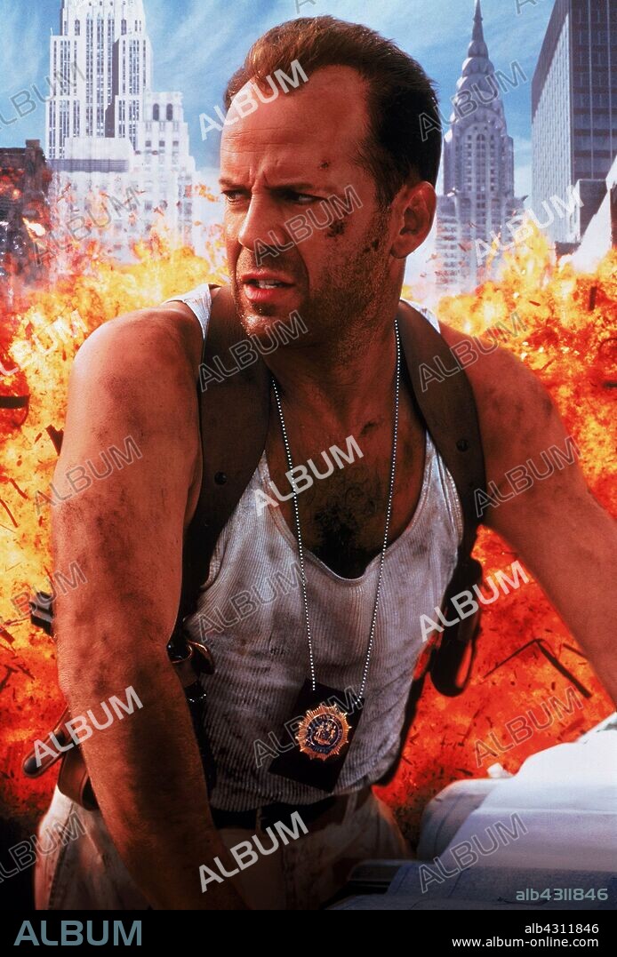 BRUCE WILLIS in DIE HARD WITH A VENGEANCE, 1995, directed by JOHN MCTIERNAN. Copyright CINERGI PICTURES.