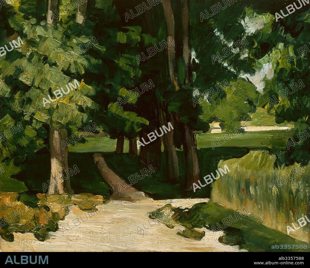 PAUL CÉZANNE. The Avenue at the Jas de Bouffan.