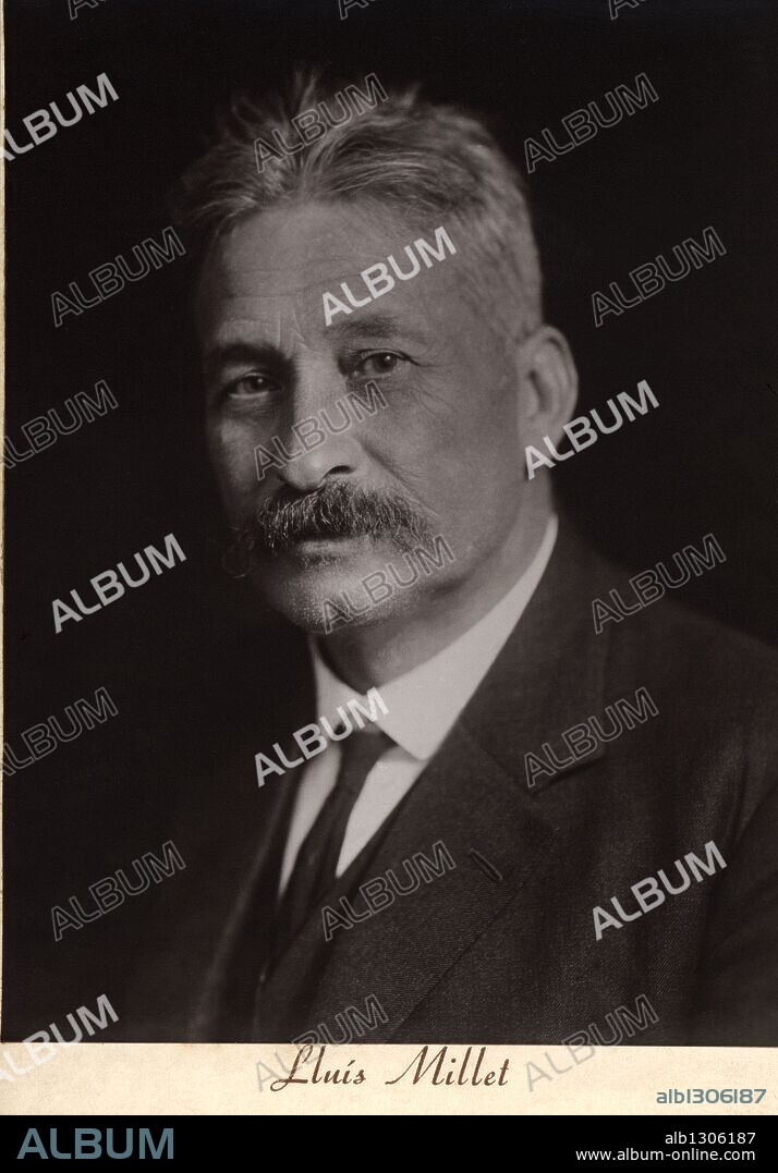 Lluís Millet i Pagés (El Masnou, 1867-Barcelona, 1941). Músico, co-fundador con Amadeu Vives en 1891 del "Orfeó Català".