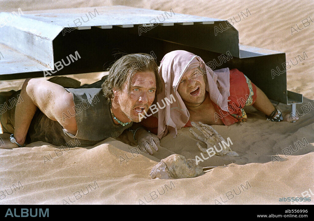 MATTHEW McCONAUGHEY und STEVE ZAHN in SAHARA, 2005, unter der Regie von BRECK EISNER. Copyright PARAMOUNT PICTURES.