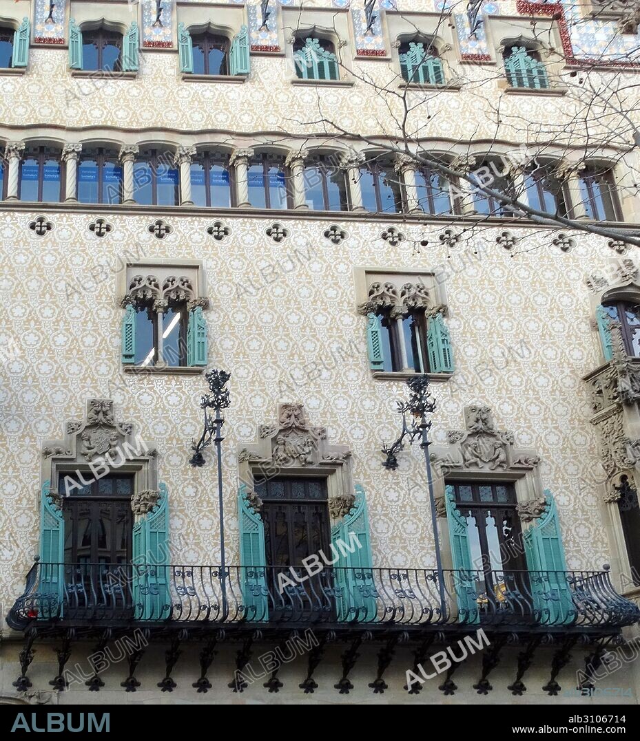 Casa Amatller (completed in 1900) is a building in the Modernisme style in Barcelona, Spain, designed by Josep Puig i Cadafalch. Along with Casa Batlló and Casa Lleó-Morera.