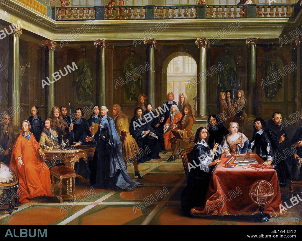Dispute of Queen Cristina Vasa and Rene Descartes.