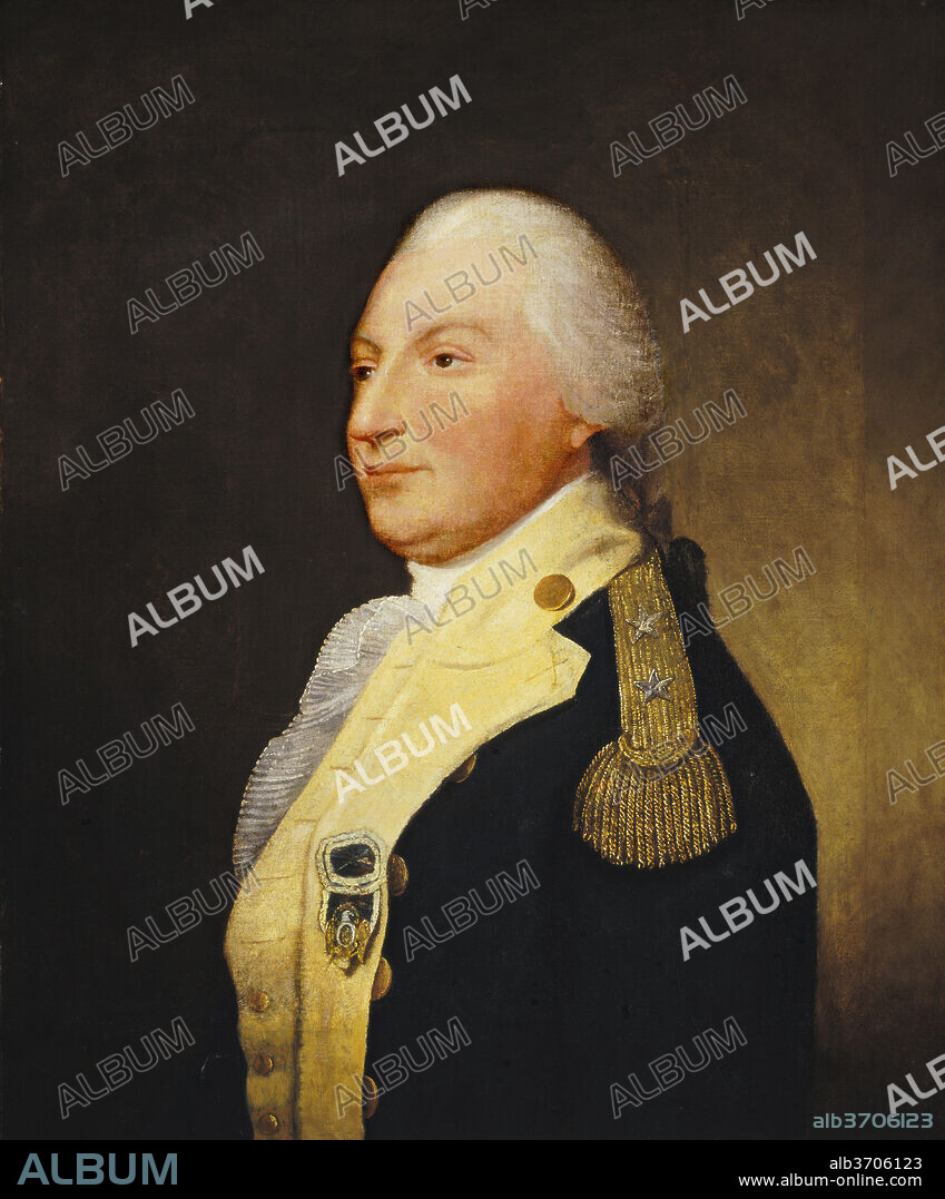 ROBERT EDGE PINE. General William Smallwood. Dated: 1785/1788. Dimensions: overall: 73.8 x 61.1 cm (29 1/16 x 24 1/16 in.)  framed: 93 x 80.7 x 10.2 cm (36 5/8 x 31 3/4 x 4 in.). Medium: oil on canvas.
