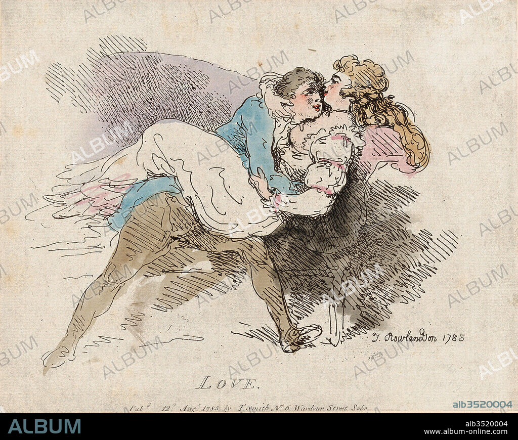 Drawings and Prints, Print, Love, Artist, Publisher, Thomas Rowlandson, T. Smith, British, London 1757–1827 London, British, active London 1785–1800, Rowlandson, Thomas, Smith, T., 1757, 1785, 1827, 1787, August 12.