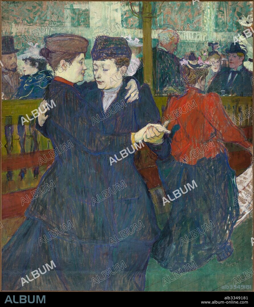 HENRI DE TOULOUSE-LAUTREC. Moulin Rouge.