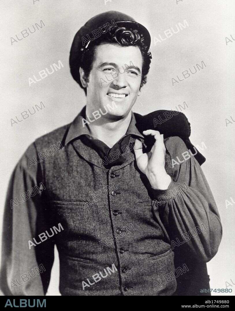 ROCK HUDSON in SCARLET ANGEL, 1952, directed by SIDNEY SALKOW. Copyright UNIVERSAL PICTURES.