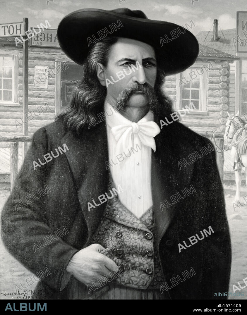 Wild Bill Hickok by Robert Ottokar Lindneux, 1941, 1871-1970, USA, Oklahoma, Bartlesville, Woolaroc Museum.