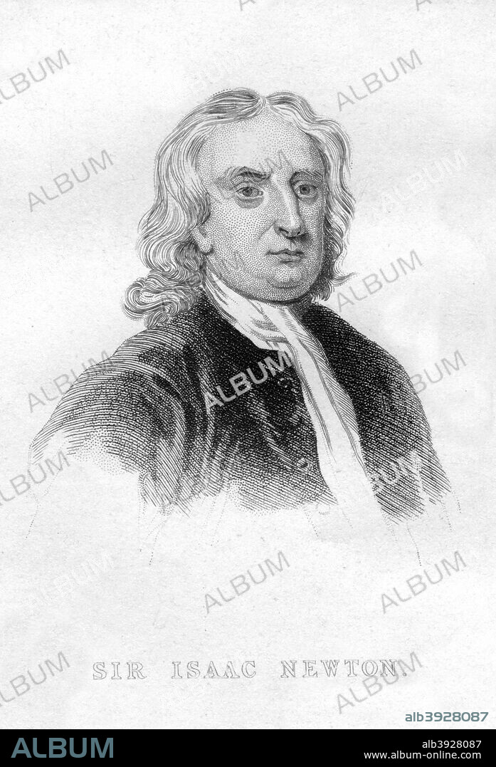 Sir Isaac Newton, English mathematician, astronomer and physicist. Newton's (1643-1727) discoveries were prolific and exerted a huge influence on science and thought. His theories of gravity and his three laws of motion were outlined in his greatest work, Philosophiae Naturalis Principia Mathematica (1687) and he is credited with discovering differential calculus. He also formulated theories regarding optics and the nature of light that led to him building the first reflecting telescope. Knighted by Queen Anne in 1705, Newton is buried in Westminster Abbey, London.